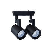 Магнітний трековий світильник UST-S 16W 4000K 48V IP20 чорний Violux