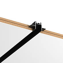 Шинопровід магнітний DTD врізний під гіпсокартон 12мм 3м чорний Violux