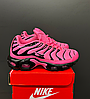 Жіночі кросівки Nike Air Max Tn Plus Neon Pink Black Найк Плюс ТН рожеві яскраві, фото 3