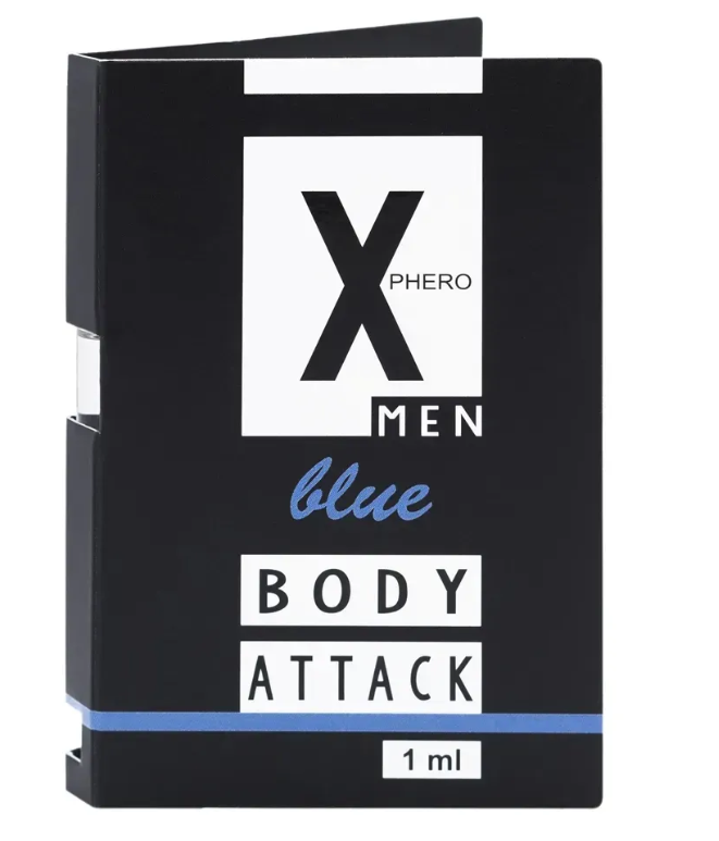 Парфуми з феромонами для чоловіків X phero Men Blue Body Attack, 1 ml