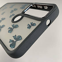 Чохол для Motorola E40 матовий чохол з бантиками на телефон моторола е40 чорний q02l, фото 5