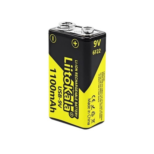 Акумулятор Крона LiitoKala USB-9V 1100mAh