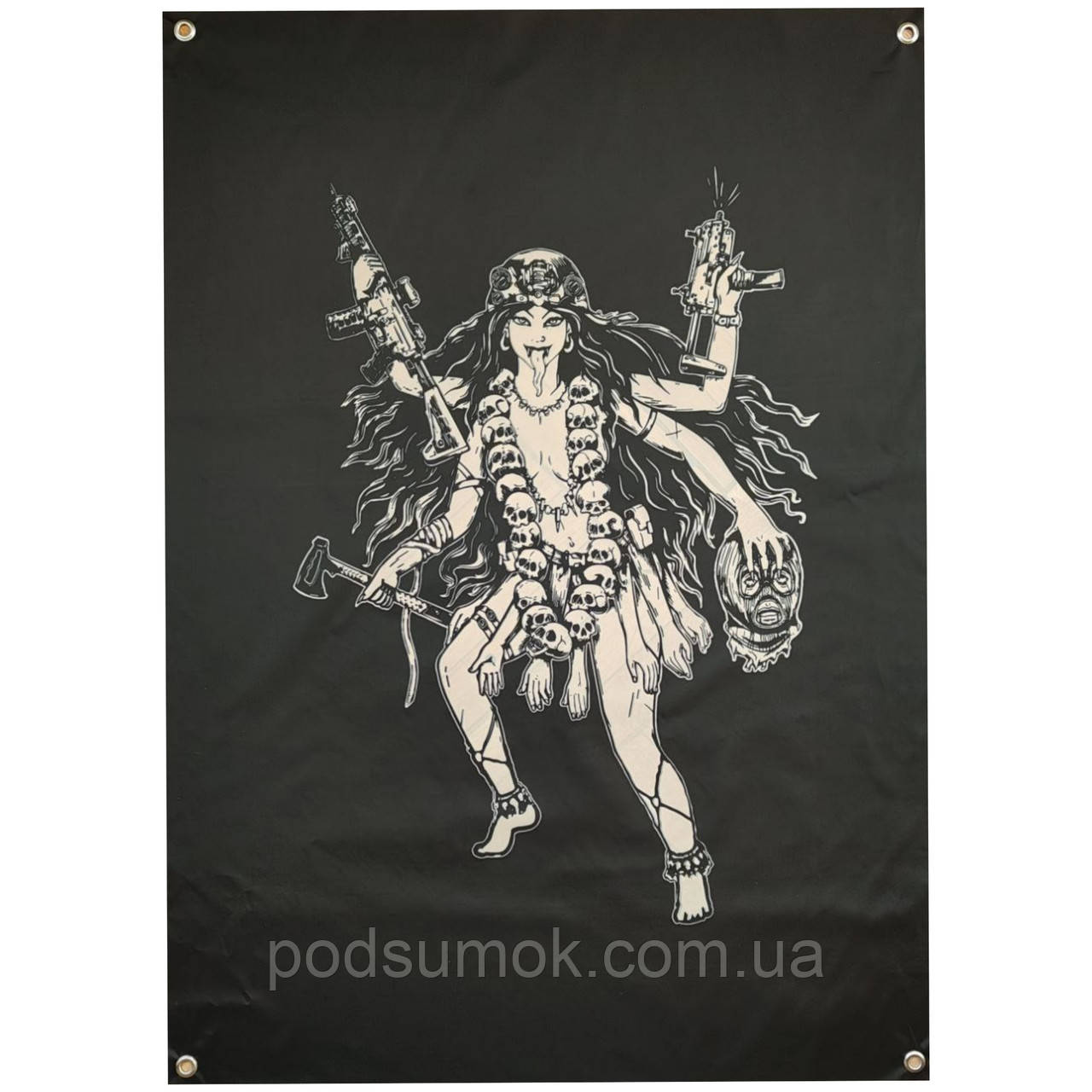 Банер прапор військовий 20-285 70х100 см настінний односторонній з люверсами, фото 1