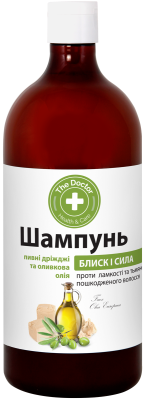 Шампунь The Doctor Health&Care Пивні дріжджі і оливкове масло Блиск і сила 1000 мл