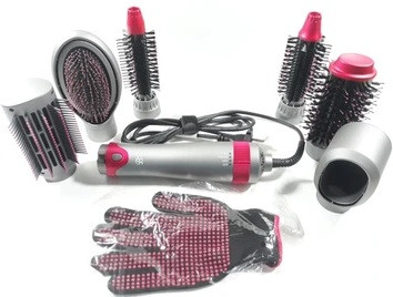 Фен-щітка багатофункціональна BZ SM-5258 Фен-гребінець 6 в 1