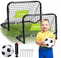 Ворота футбольні Neo-Sport 60х45х25см NS-461 переносні набір ігровий 2 шт R_2510