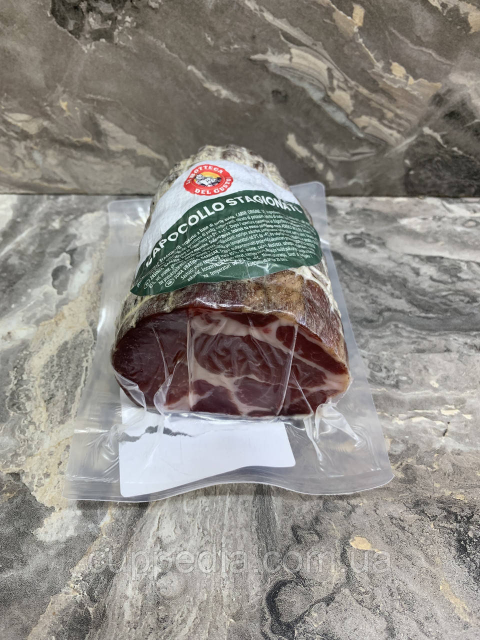 М'ясо Capocollo La Bottega del Gusto шматочки 700-900 грм