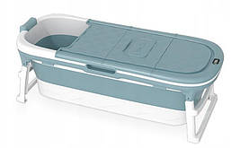 Ванна складана 152 см GOMEDIA BATH BLUE силіконова портативна переносна R_2515