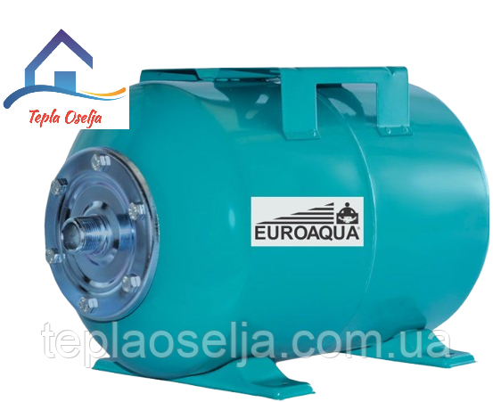 Гідроакумулятор Euroaqua 24л горизонт (H024L)
