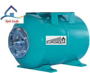Гідроакумулятор Euroaqua 24л горизонт (H024L)