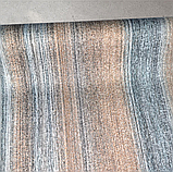 Шпалери вінілові 10,05 м × 1,06 м Marburg 1032888, коричневі, смугасті для спальні, вітальні, передпокою, кабінету, фото 5