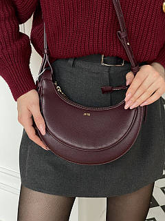 Сумка багет JW PEI - Claret Бордовий