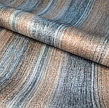 Шпалери вінілові 10,05 м × 1,06 м Marburg 1032888, коричневі, смугасті для спальні, вітальні, передпокою, кабінету, фото 8