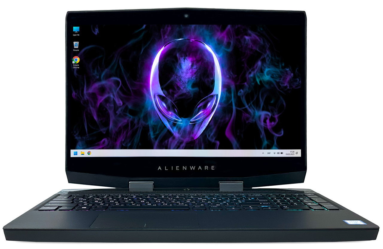 Ноутбук Alienware m15: Core i7-9750H / RAM 16 ГБ / GeForce GTX 1660 Ti, 6 ГБ / 256 ГБ + 1 ТБ / 15.6"