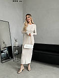 Трикотажна сукня максі 9004 со, фото 3
