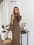 Трикотажна сукня максі 9004 со, фото 6