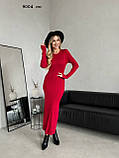 Трикотажна сукня максі 9004 со, фото 4