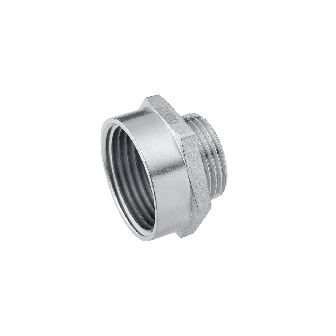Перехідник Karro 2"х1" ВЗ нікельований KR-3117, фото 1