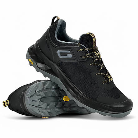 Чоловічі літні кросівки Grisport (Італія) чорні весняні демісезонні 15409S21, фото 1