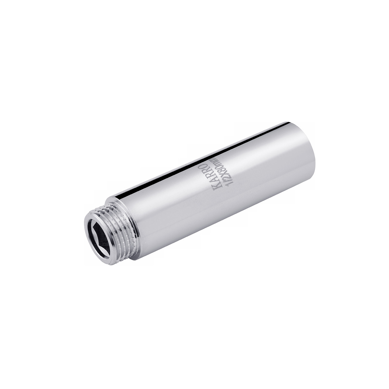 Подовжувач Karro 1/2" ВЗ, L=80 мм хромований KR-3209, фото 1