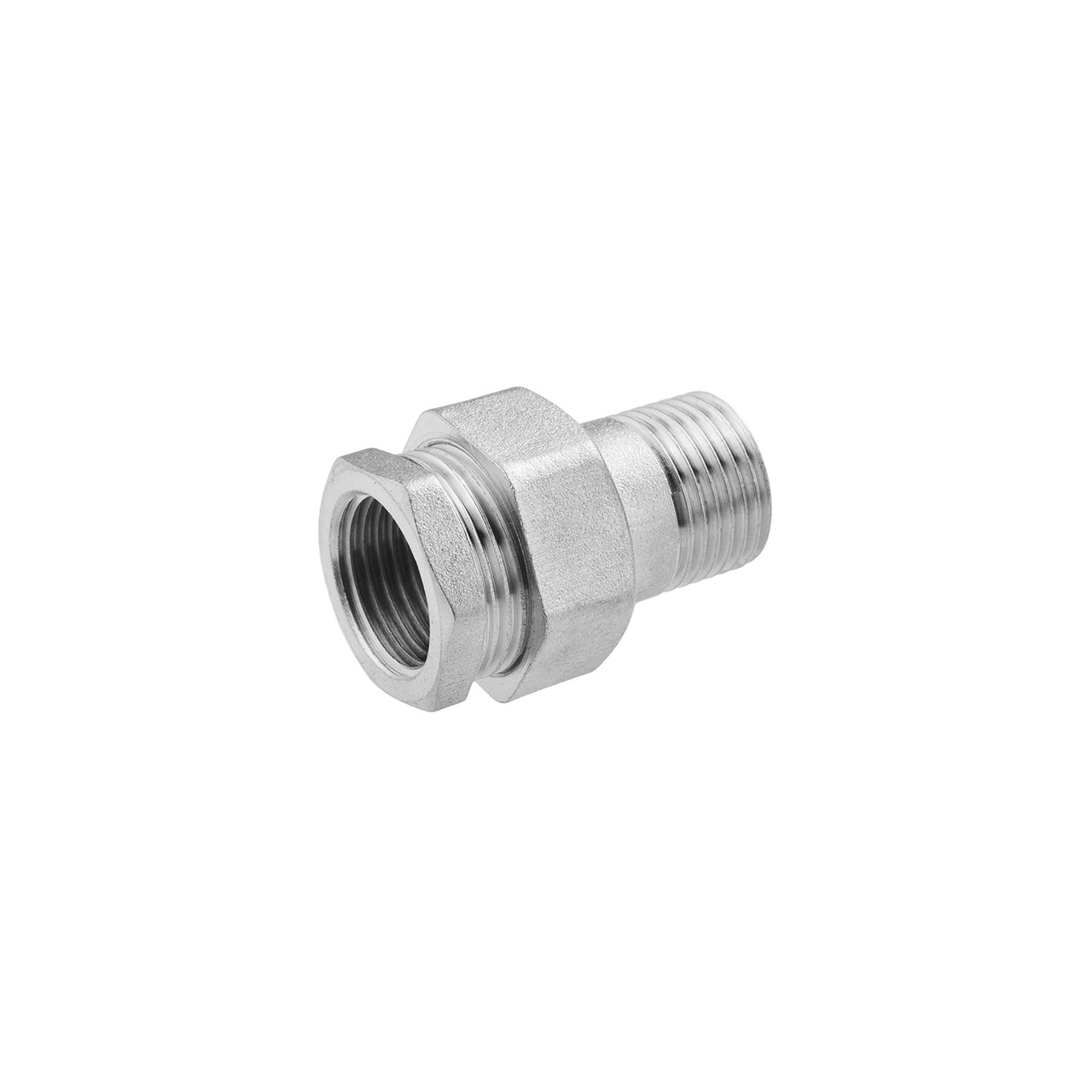 Згін-американка пряма посилена LexLine 1/2" ВЗ нікельована НК0801-Вн, фото 1