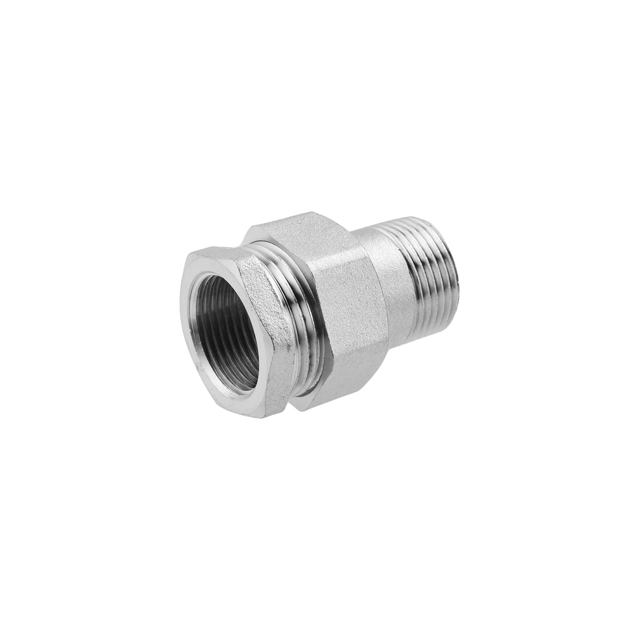 Згін-американка пряма посилена LexLine 3/4" ВЗ нікельована НК0803-Вн, фото 1