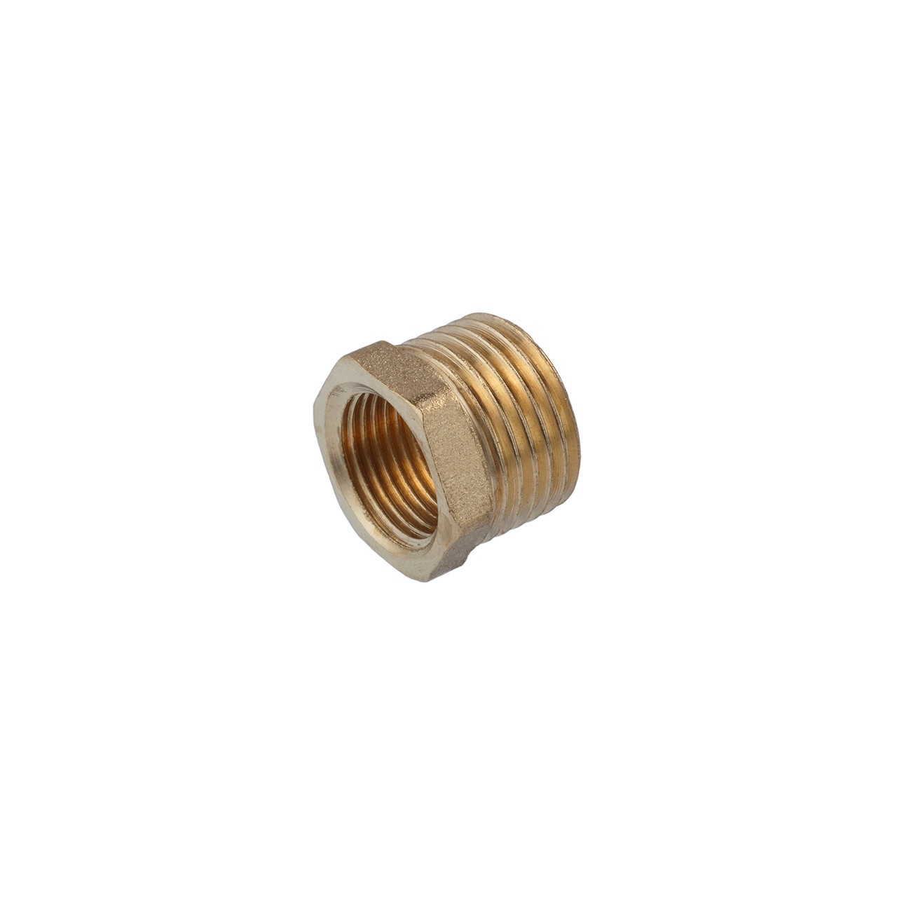 Футорка посилена LexLine 1/2"х3/8" ЗВ латунна УК0701-В, фото 1