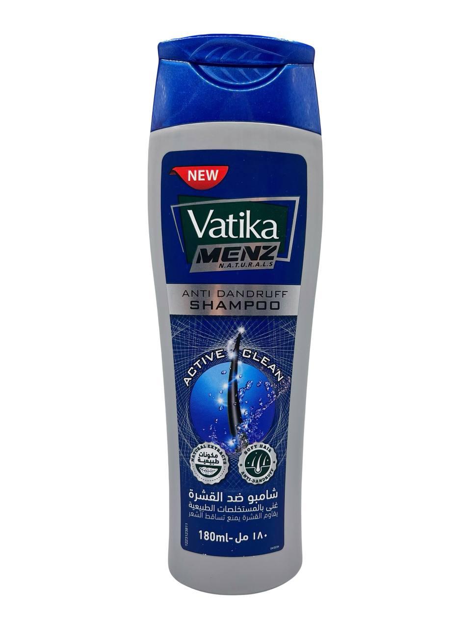 Чоловічий шампунь проти лупи Vatika Menz Naturals Anti Dandruff Shampoo 180 мл Ватика