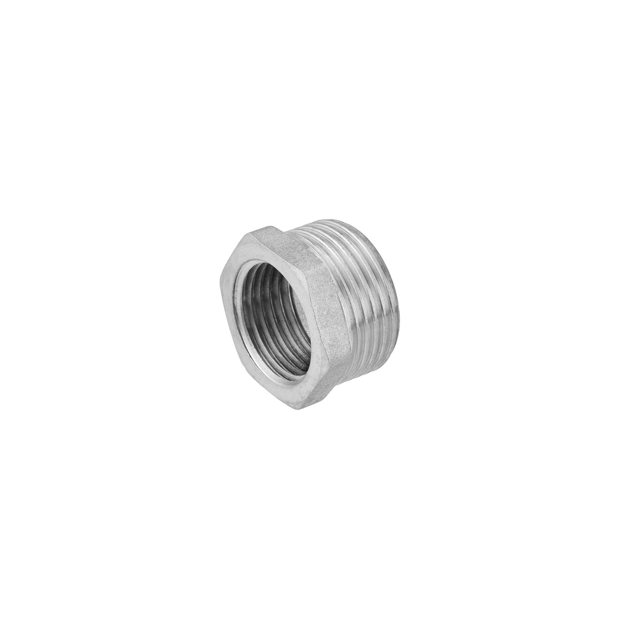 Футорка посилена LexLine 3/4"х1/2" ЗВ нікельована НК0702-Вн, фото 1