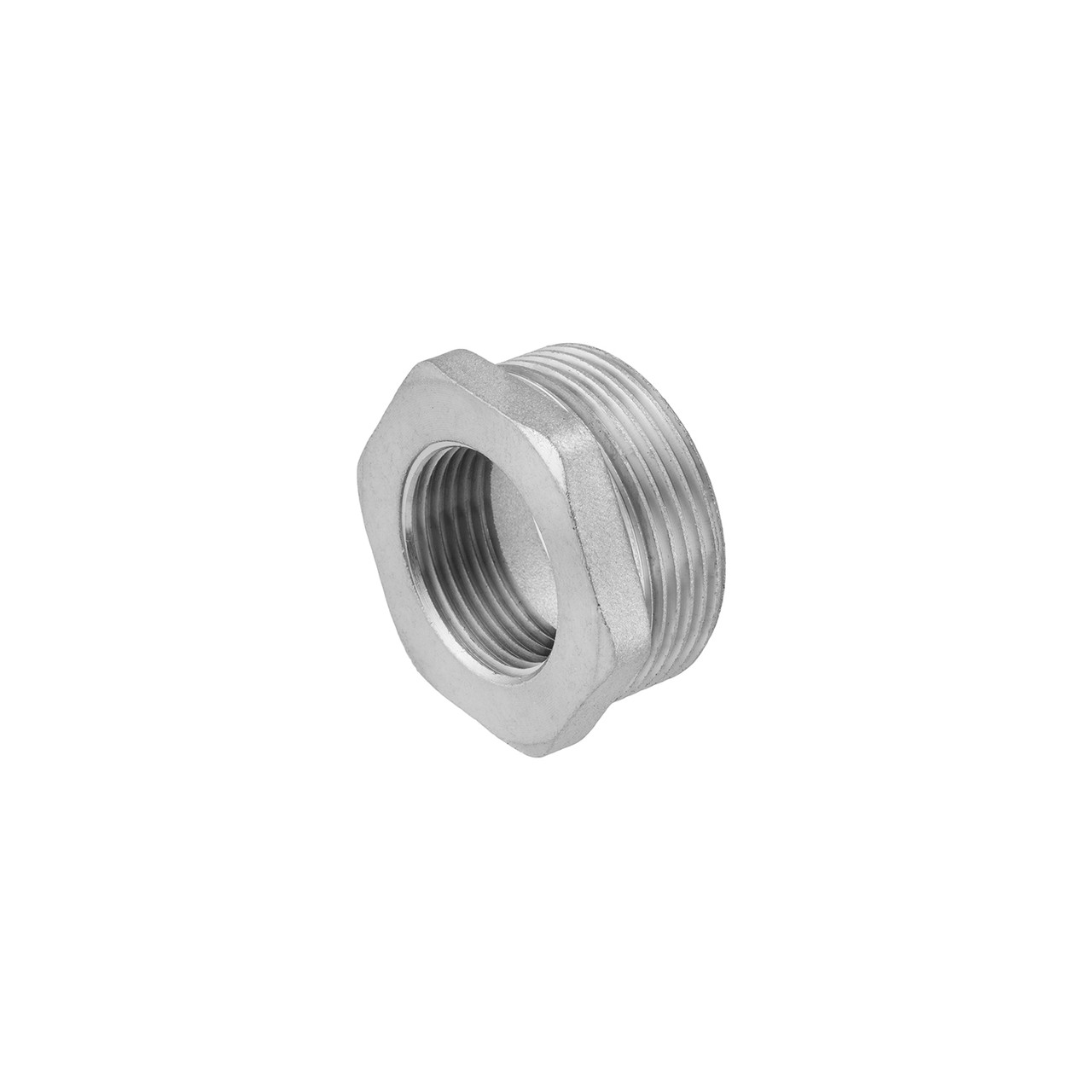Футорка посилена LexLine 1 1/2"х1" ЗВ нікельована НК0722-Вн, фото 1