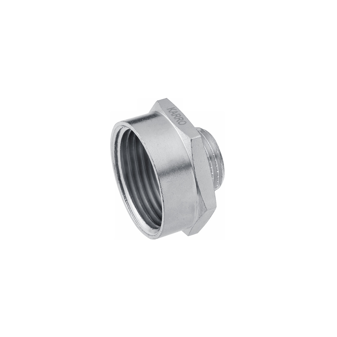 Перехідник Karro 1"х3/4" ВЗ нікельований KR-3117, фото 1