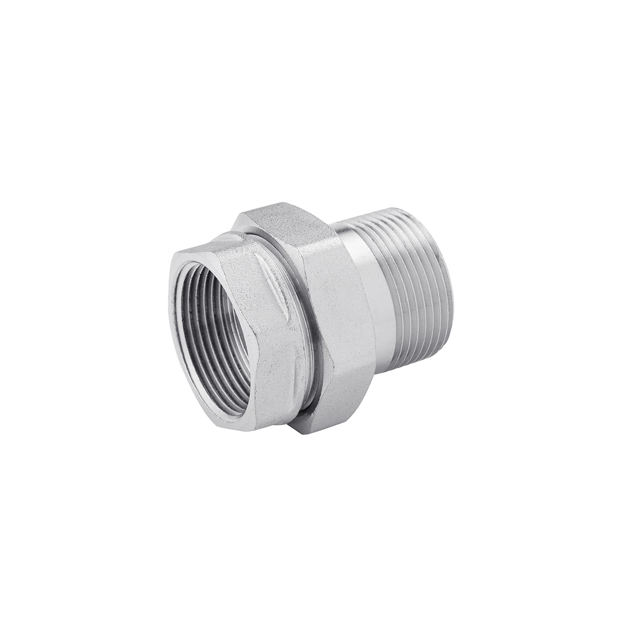 Згін-американка пряма Karro 3/4" ВЗ нікельована KR-3102, фото 1