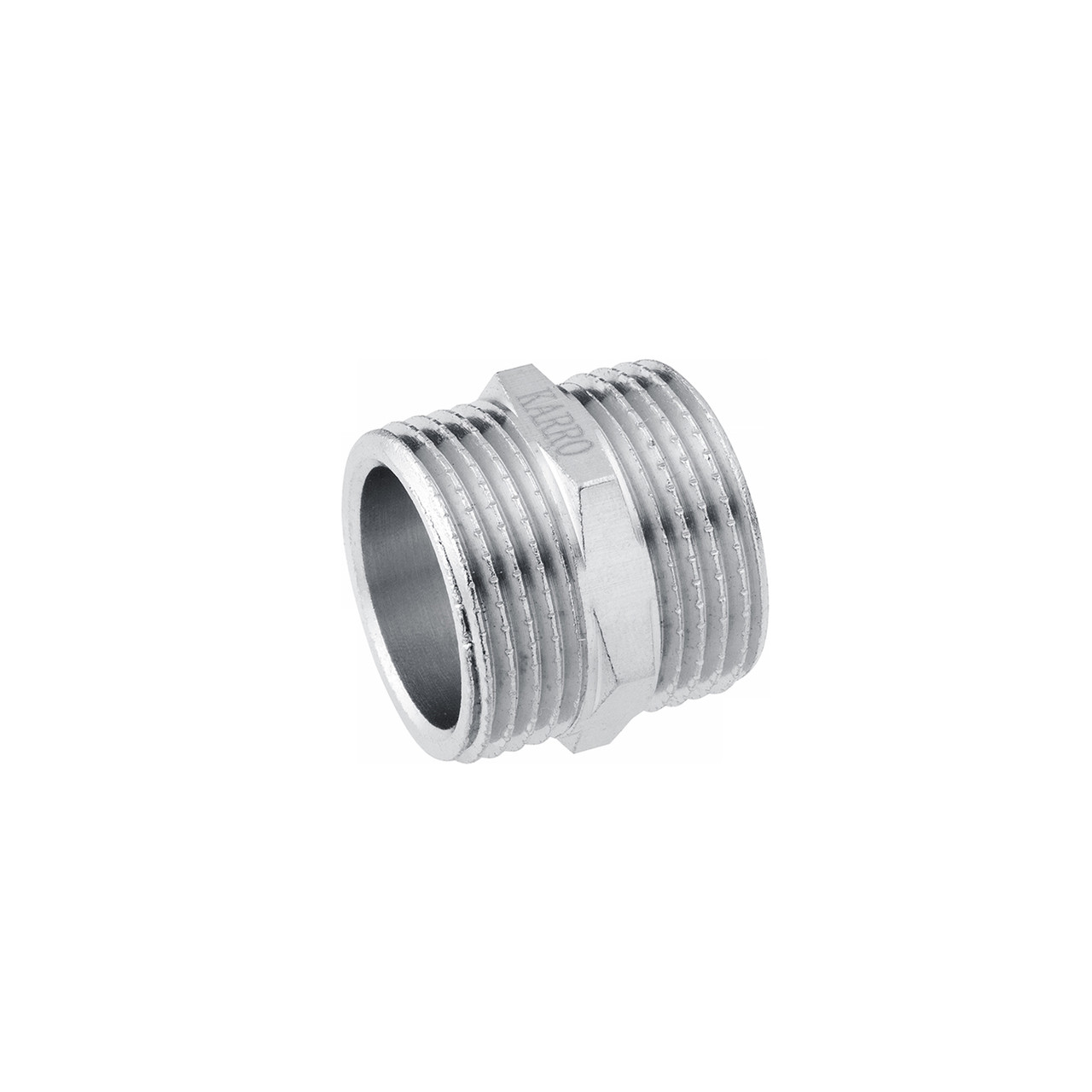 Ніпель Karro 3/8" ЗЗ нікельований KR-3113, фото 1