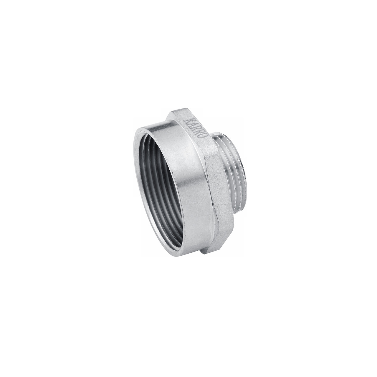 Перехідник Karro 1 1/4"х3/4" ВЗ нікельований KR-3117, фото 1