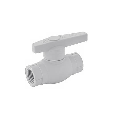 Кран кульовий з пластиковою кулькою PPR Rozma 20х1/2" РВ