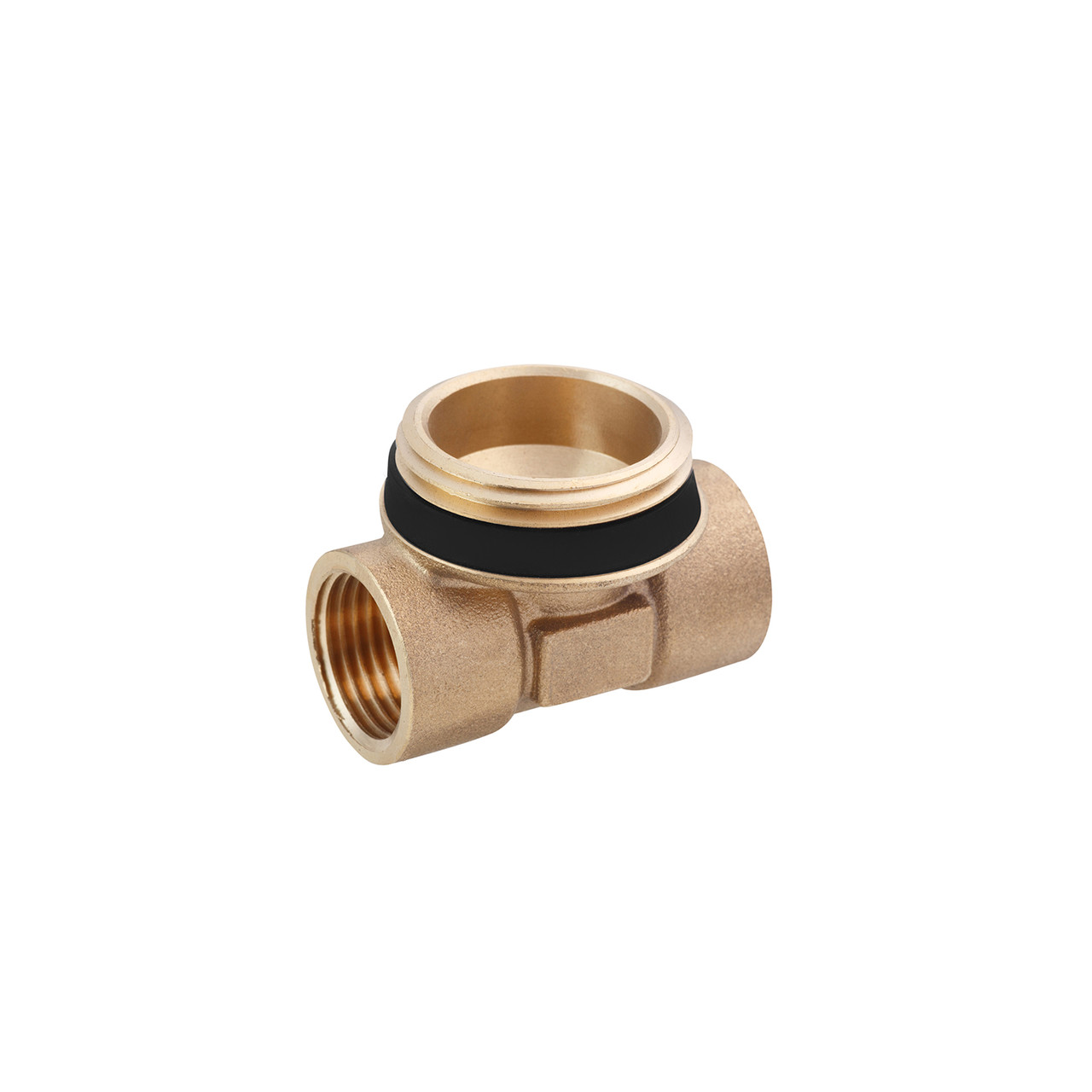 Трійник для колектора Karro 1/2"x1"x1/2" ВЗВ латунний KR-17038
