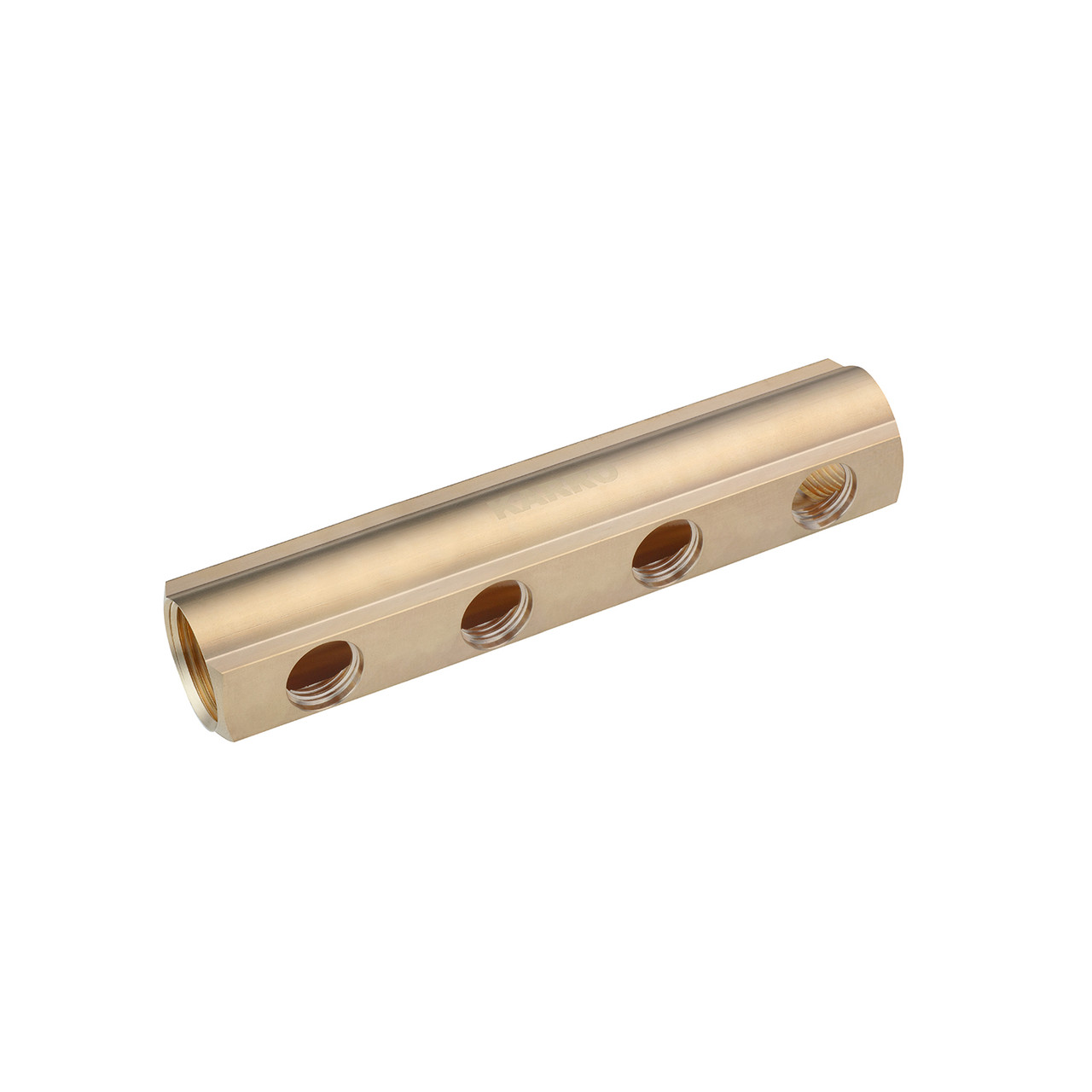 Колектор балка Karro на 4 виходи 1"x1/2" РВ латунний KR-2001