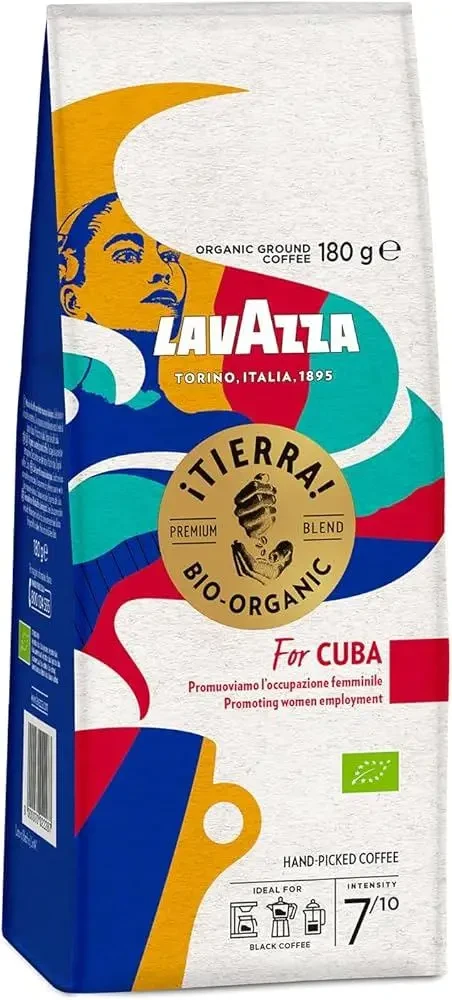 Кава мелена Lavazza Tierra Cuba 180г Лававацца збалансований смак