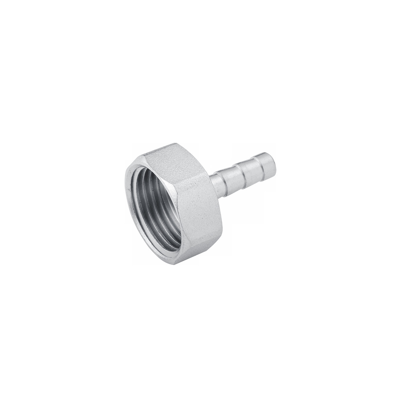 Штуцер Karro 1/2" РВ, D=6 мм нікельований KR-820, фото 1