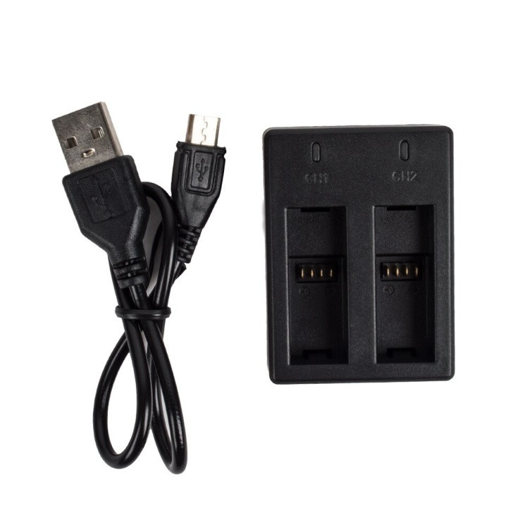 Зарядка двойная для аккумуляторов GoPro HERO 5 6 7 8 - фото 1 - id-p1764243207