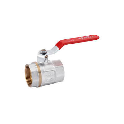 Кран кульовий Karro "Standart" 1 1/4" ВВ PN30 ручка, нікельований