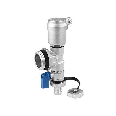 Зливна група для колектора Karro 1" РЗ нікельована KR-17000