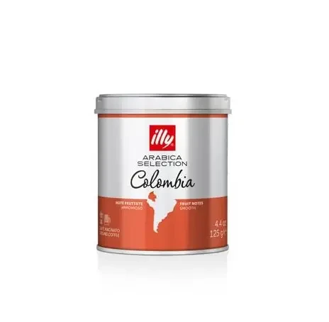 Кава мелена illy Colombia 125 гр залізнична Італія Іллі колумбія арабіка