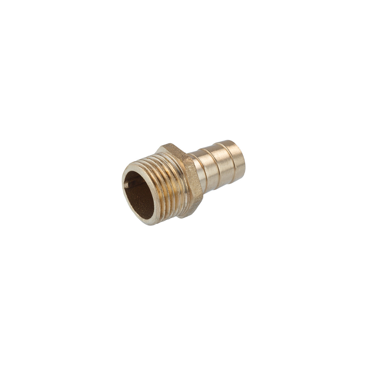 Штуцер LexLine 1/2" РЗ, D=14 мм латунний УК0008-4, фото 1