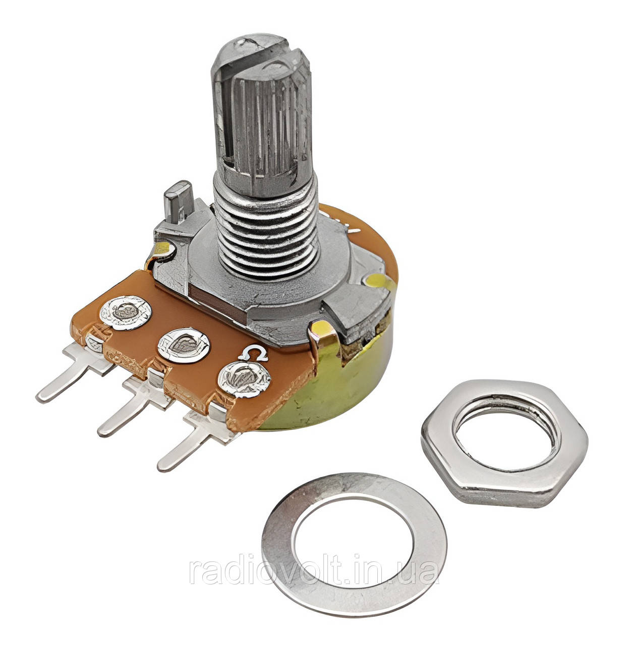 Резистор змінний, потенціометр WH148, 20 кОм, фото 1