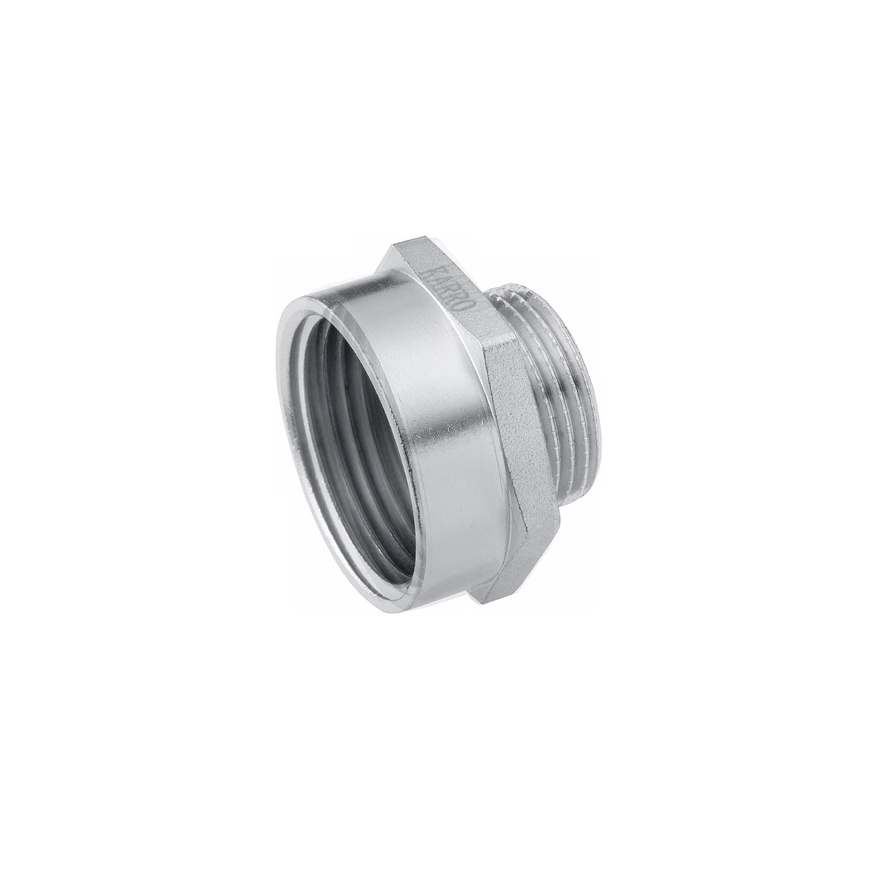 Перехідник Karro 1 1/2"х1 1/4" ВЗ нікельований KR-3117, фото 1