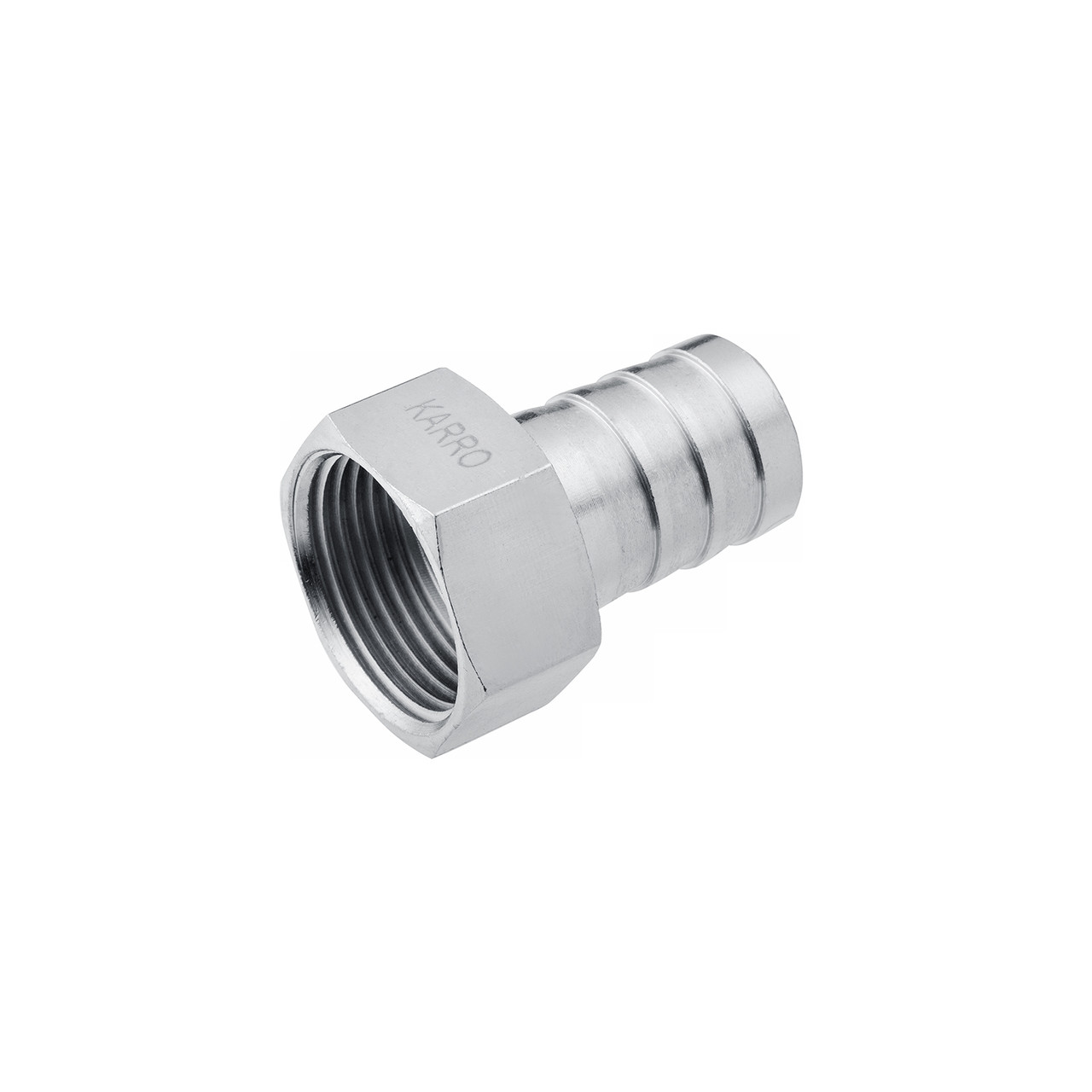 Штуцер Karro 3/4" РВ, D=20 мм нікельований KR-820, фото 1