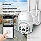 Вулична поворотна IP-камера відеоспостереження WiFi HD-68 — 4 МП камера вайфай зовнішнього спостереження для дому, фото 4