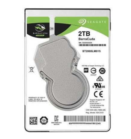 Жорсткий диск HDD: 2TB Seagate BarraCuda 2.5" SATA III (ST2000LM015)