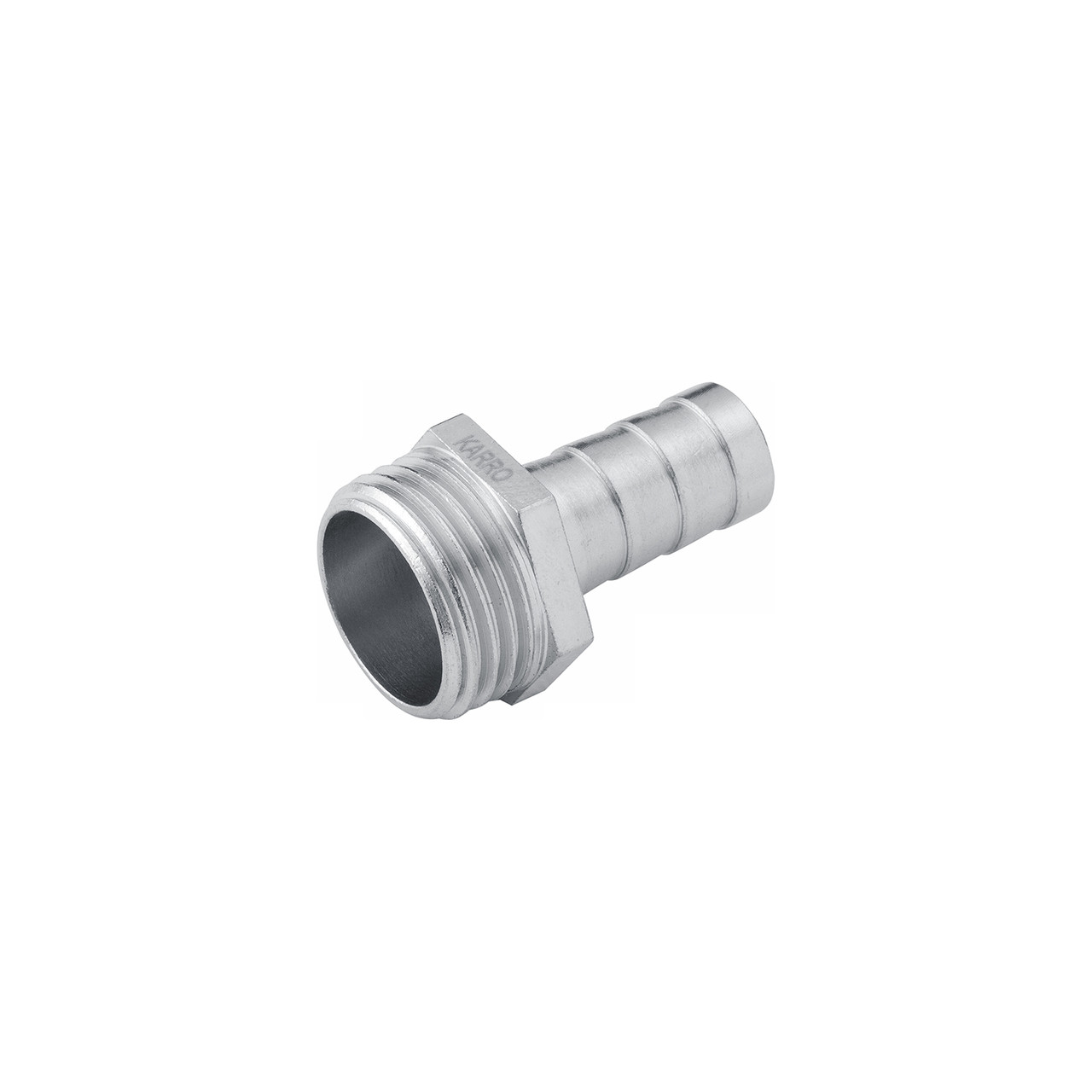 Штуцер Karro 1/2" РЗ, D=14 мм нікельований KR-821, фото 1